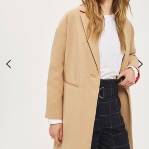 Topshop beige coat